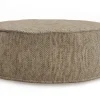 Sitzkissen Silky Outdoor rund beige