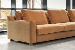 Sofa 4 Sitzer Grant Stoff bronze