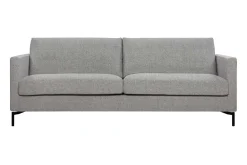 Sofa 3 Sitzer Impala Stoff grau