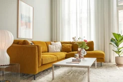 Sofa 3,5 Sitzer Sigrid Exclusiv Leder sand