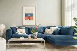Sofa 3,5 Sitzer Sigrid Exclusiv Leder sand