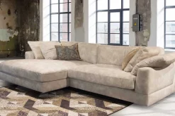 Sofa Fantasma 3 Sitzer Samt gold