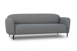 Sofa Milos 3,5 Sitzer Stoff grau
