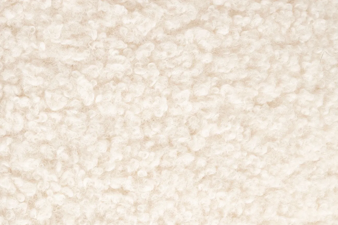 Sofa Noxx 2 Sitzer Boucle Stoff weiss