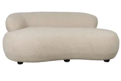 Sofa Noxx 2 Sitzer Boucle Stoff beige