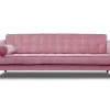 Sofa Olyvia 3 Sitzer Stoff pink 215*67*90 cm