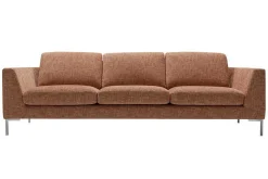 Sofa Oslo Premium 3,5 Sitzer Stoff orange