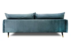 Sofa Rosalie 3 Sitzer Samt petrol