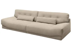 Sofa Tizio 3-Sitzer Stoff champagner