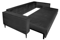 Sofa Tori mit Schlaffunktion schwarz