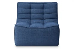 Sofaelement N701 Einsitzer blau