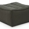 Sofaelement N701 Fußhocker eckig