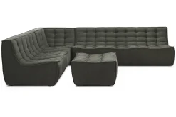Sofaelement N701 Fußhocker eckig