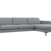 Sofakombination Domani Stoff grau