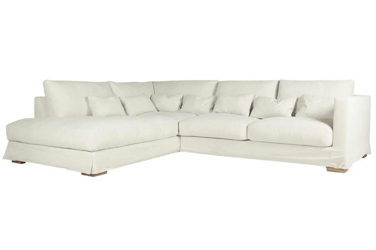 Sofakombination Heaven Stoff beige B 313 cm