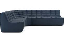 Sofakombination N701 Eco Stoff graphit