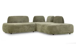 Sofakombination Palma Stoff olive