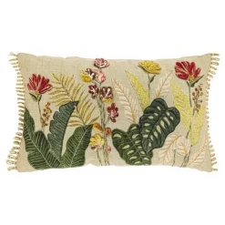 Sofia Kissen Flower beige bunt 30x50