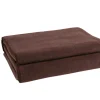 Soft-Fleece Decke 160 x 200 cm dunkelbraun