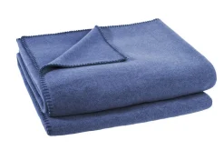 Soft-Fleece Decke 160 x 200 cm indigo