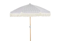 Sonnenschirm Gatsby grau gestreift