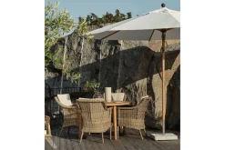 Sonnenschirm Paliano taupe D 350 cm