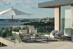 Sonnenschirm Paliano taupe D 300 cm