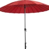 Sonnenschirm Shanghai rot H 270 cm