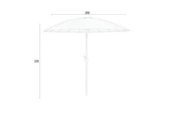 Sonnenschirm Sunbrella 250x250 rot