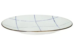 Speiseteller Anafi weiß blau D 27 cm