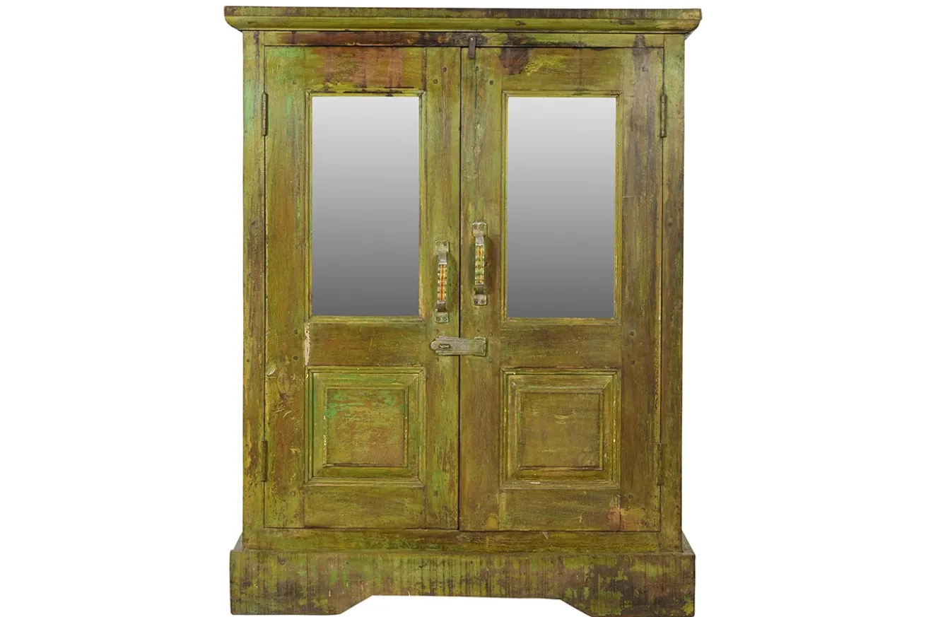 Spiegelschrank Vintage grün