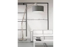 Standleuchte Milano dunkelgrau H 320