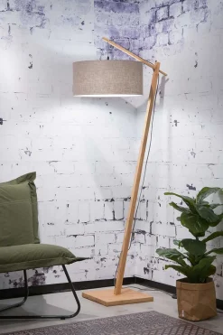Stehlampe Andes Bambus beige H 176