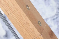 Stehlampe Andes Bambus hellgrau H 176