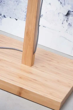 Stehlampe Andes Bambus natur schwarz H 176