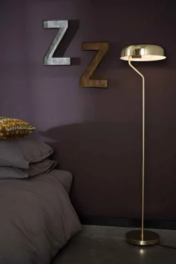 Stehlampe Eclipse Messing