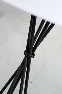 Stehlampe Lima schwarz natur H 170