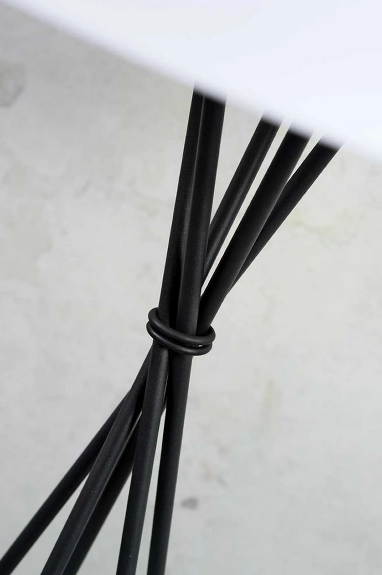 Stehlampe Lima schwarz natur H 170