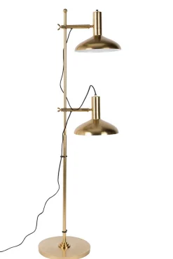 Stehleuchte Messing h 163 cm