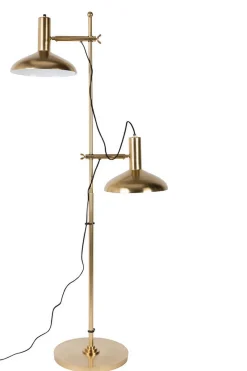 Stehleuchte Messing h 163 cm