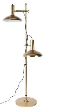 Stehleuchte Messing h 163 cm