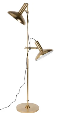 Stehleuchte Messing h 163 cm