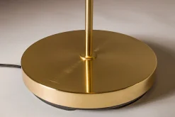 Stehleuchte Messing h 163 cm