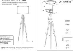 Stehleuchte Tripod schwarz
