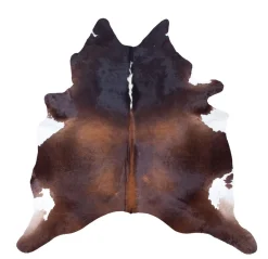 Stierfell Reddish schwarz weiss rötlich ca 3-4 qm