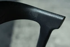 Stuhl Bok Eiche schwarz gepolstert