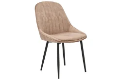 Stuhl JUL Samt Vintage sand