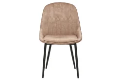 Stuhl JUL Samt Vintage sand