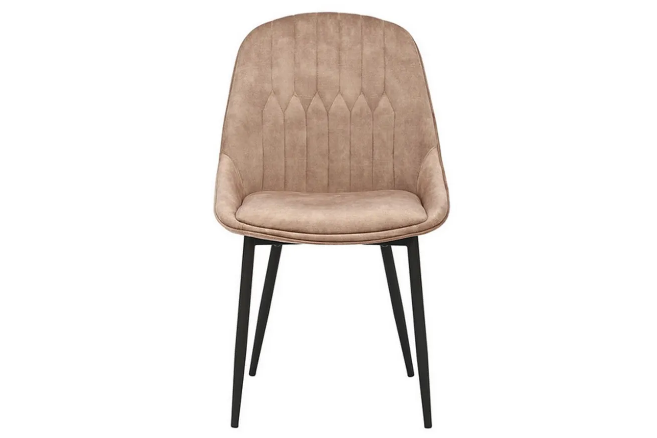 Stuhl JUL Samt Vintage sand