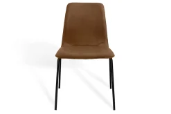 Stuhl Maverick Leder stapelbar braun